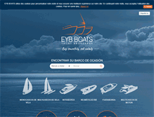 Tablet Screenshot of es.eyb-boats.com